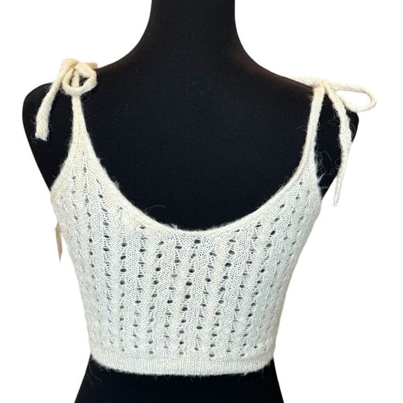 New ~ TOPSHOP , NORDSTROM ~Knitted Pretty Bralette Size 4-6 Fall - Picture 5 of 9
